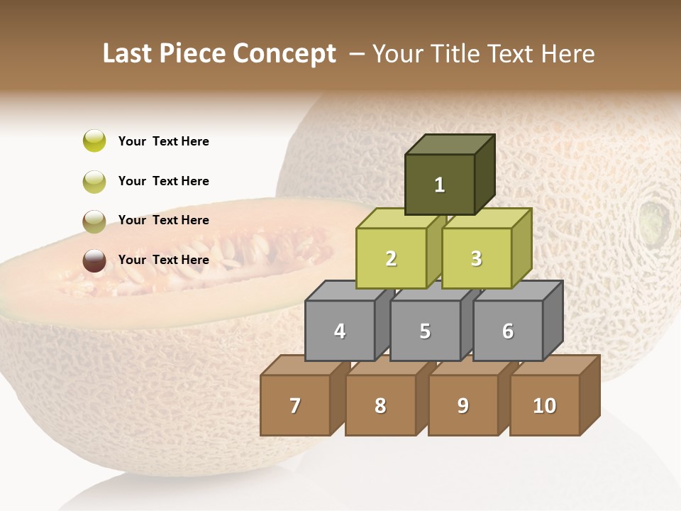 Raw Fruit Reflection PowerPoint Template