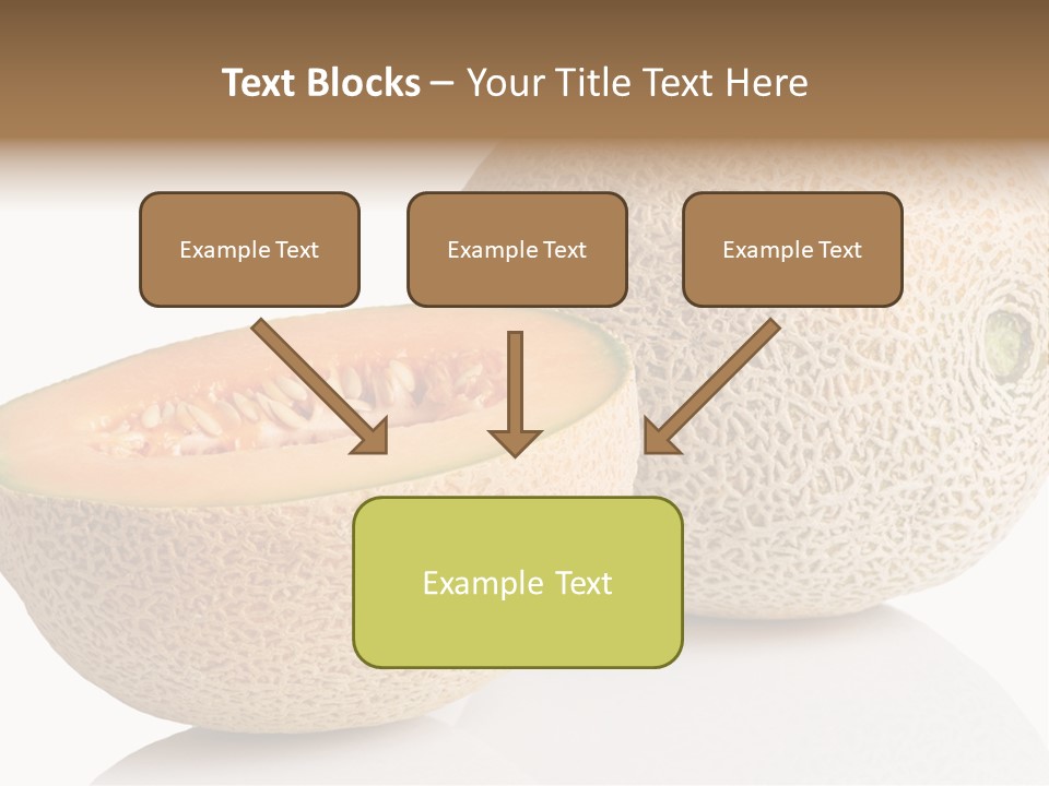 Raw Fruit Reflection PowerPoint Template