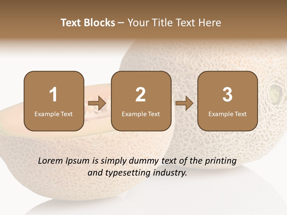 Raw Fruit Reflection PowerPoint Template