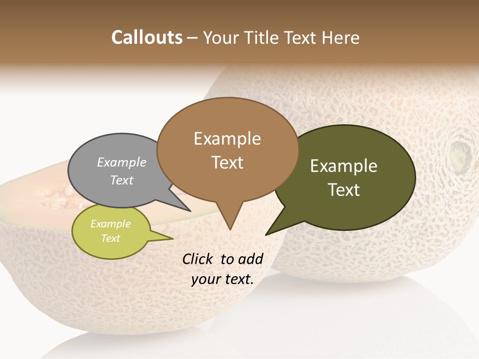 Raw Fruit Reflection PowerPoint Template