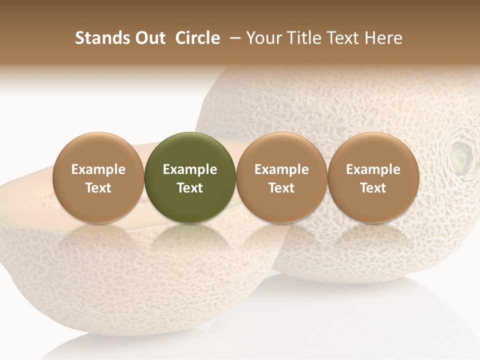 Raw Fruit Reflection PowerPoint Template