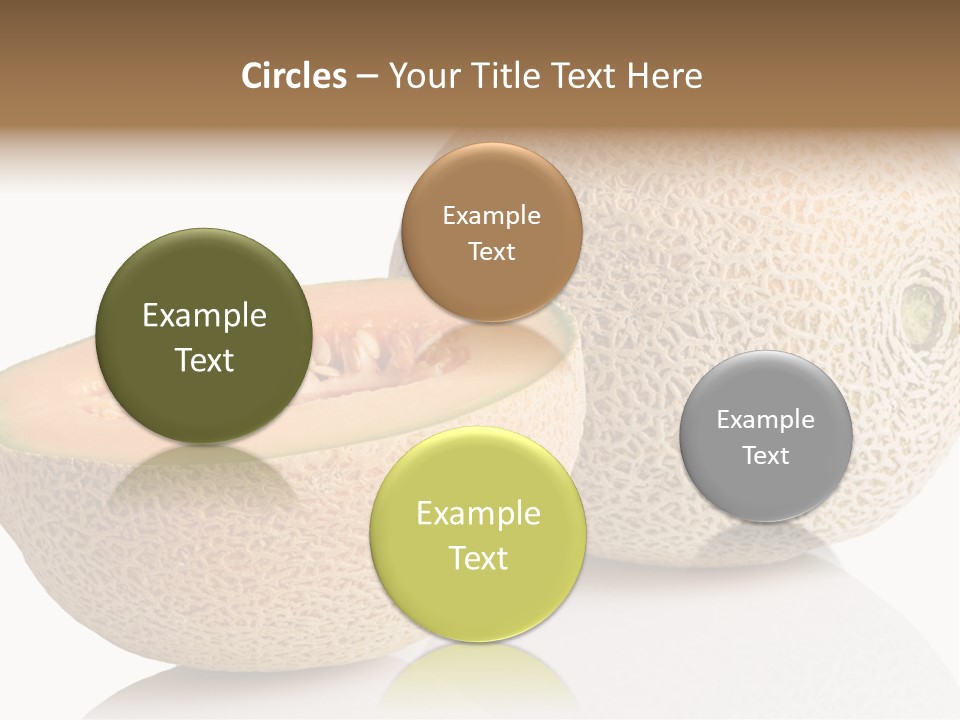 Raw Fruit Reflection PowerPoint Template