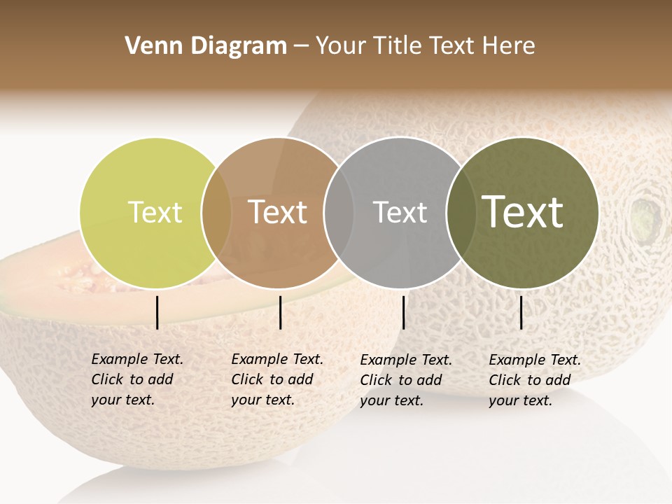 Raw Fruit Reflection PowerPoint Template