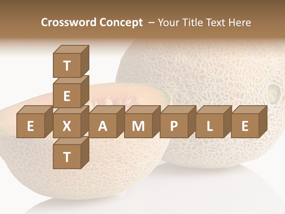 Raw Fruit Reflection PowerPoint Template