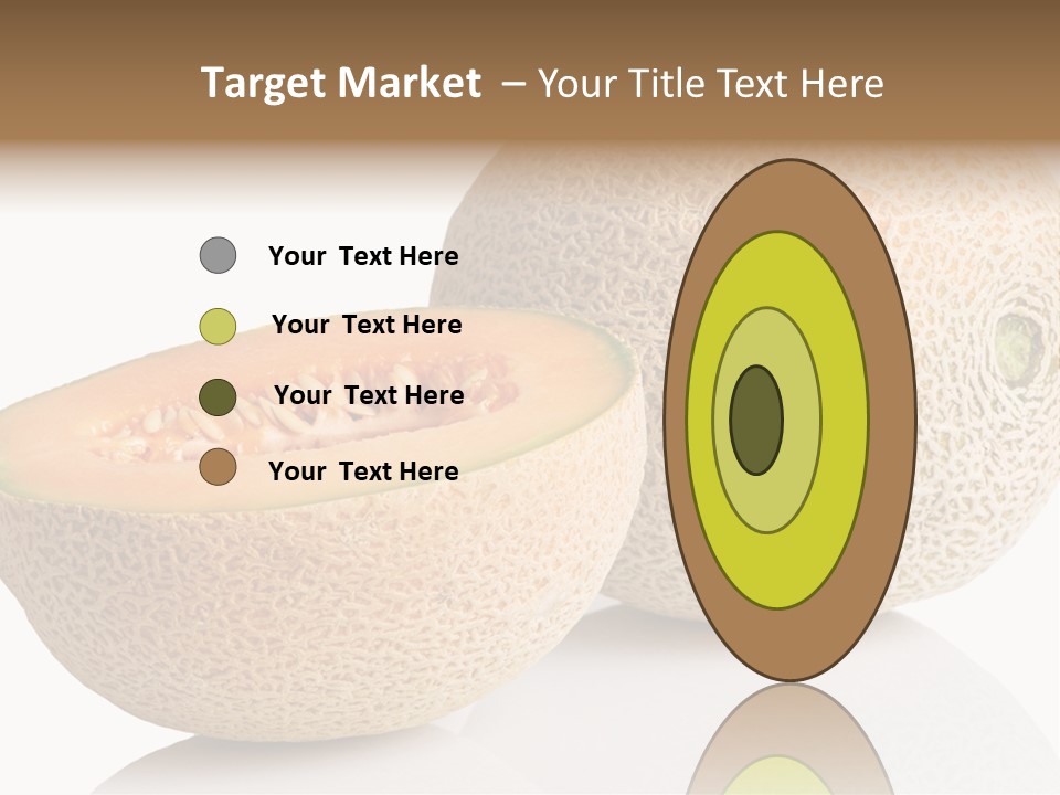 Raw Fruit Reflection PowerPoint Template