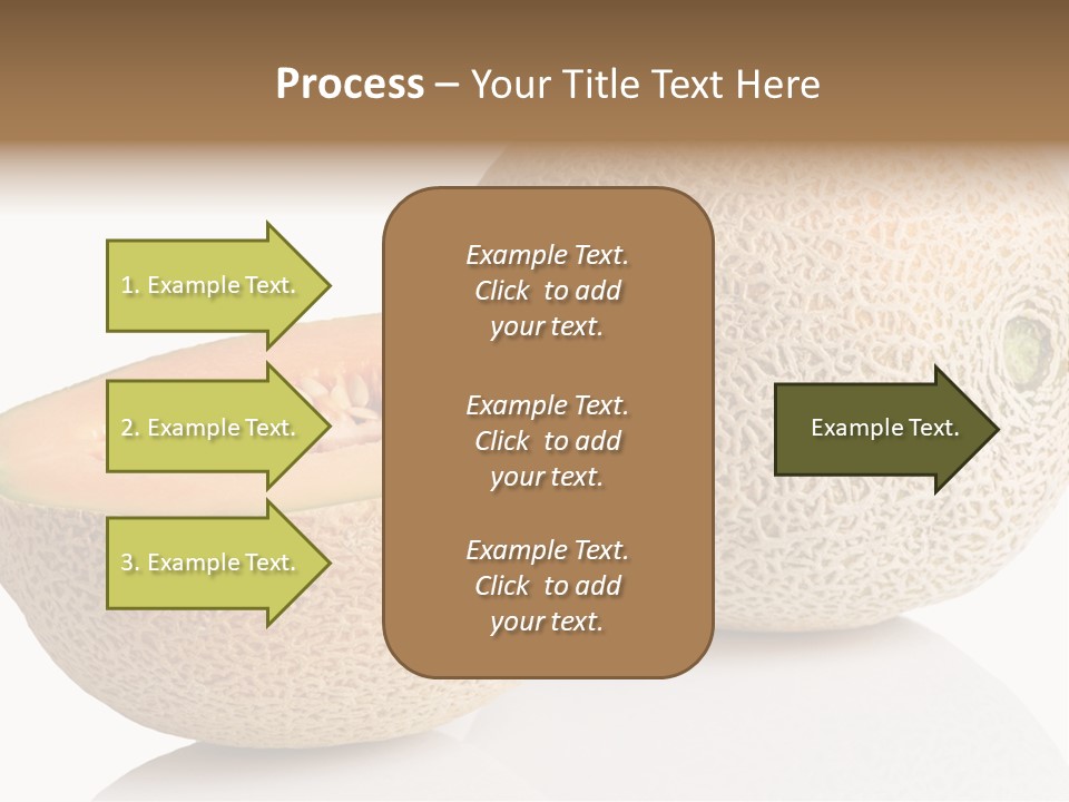 Raw Fruit Reflection PowerPoint Template