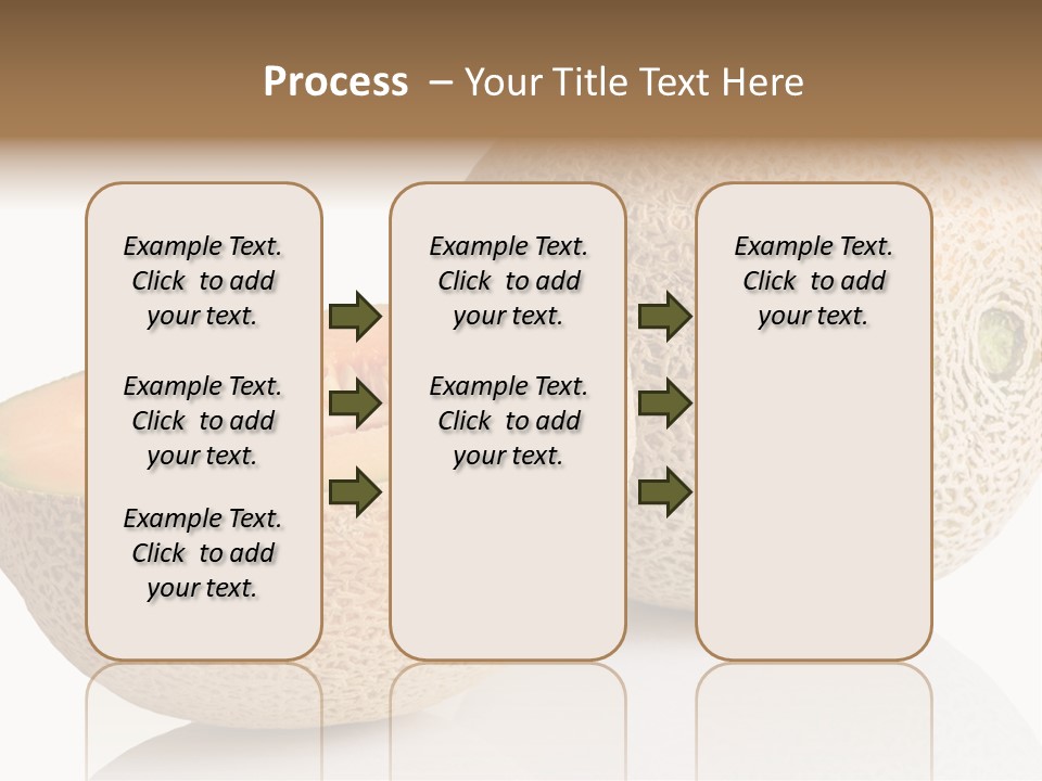 Raw Fruit Reflection PowerPoint Template