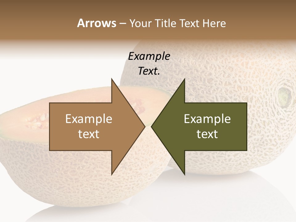 Raw Fruit Reflection PowerPoint Template