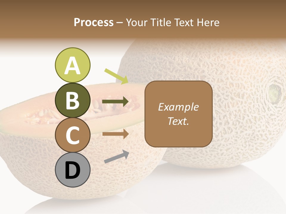 Raw Fruit Reflection PowerPoint Template