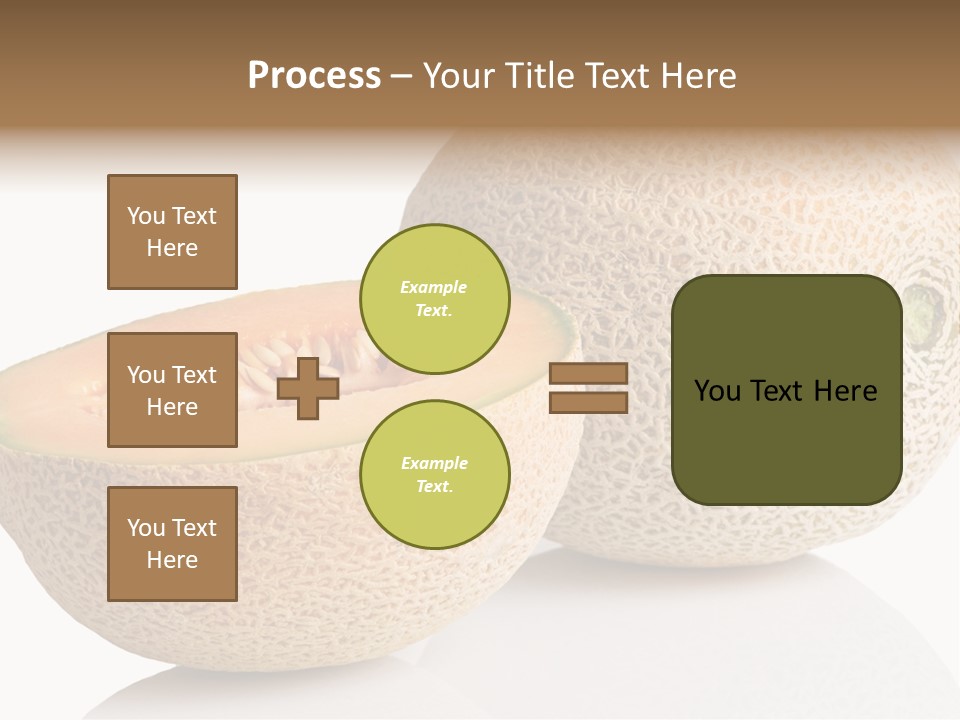 Raw Fruit Reflection PowerPoint Template