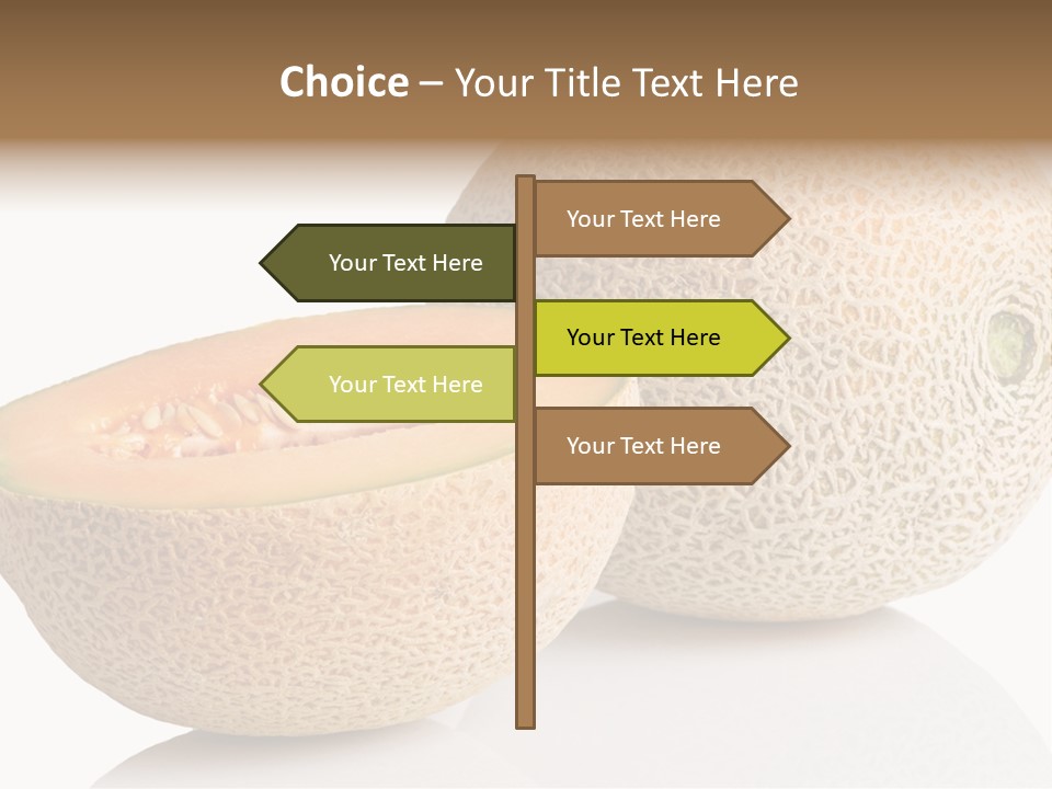 Raw Fruit Reflection PowerPoint Template