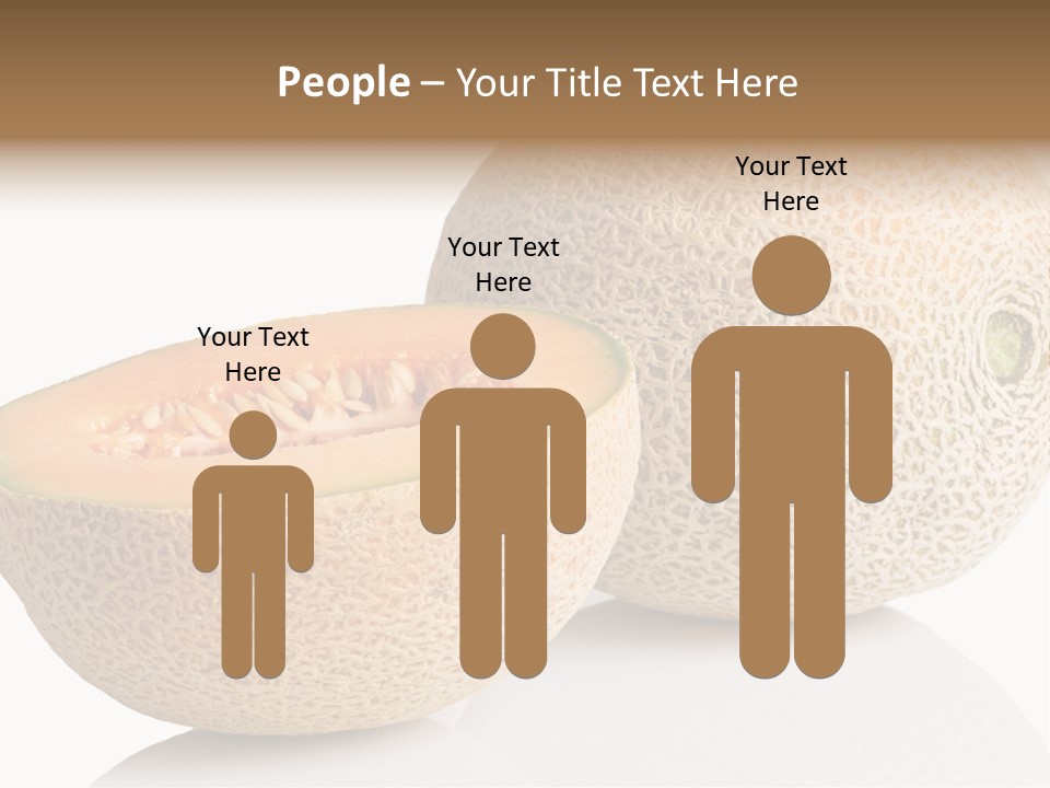 Raw Fruit Reflection PowerPoint Template