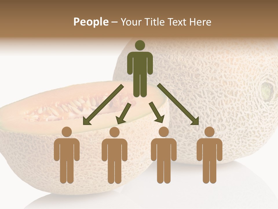 Raw Fruit Reflection PowerPoint Template