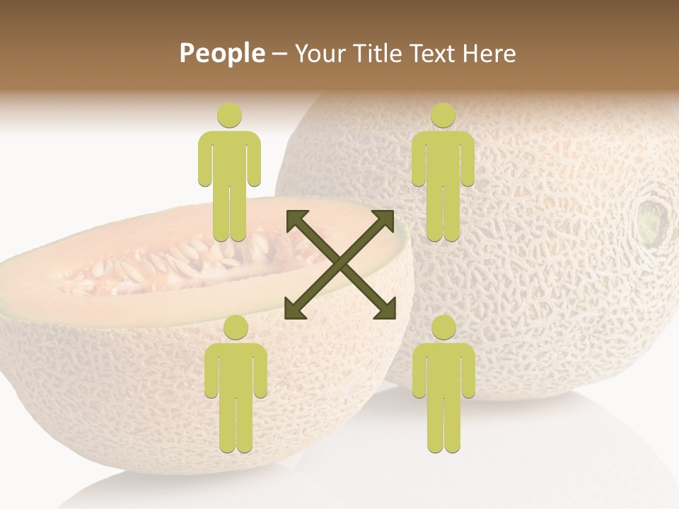 Raw Fruit Reflection PowerPoint Template