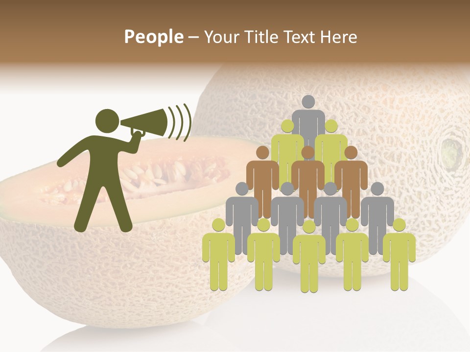 Raw Fruit Reflection PowerPoint Template