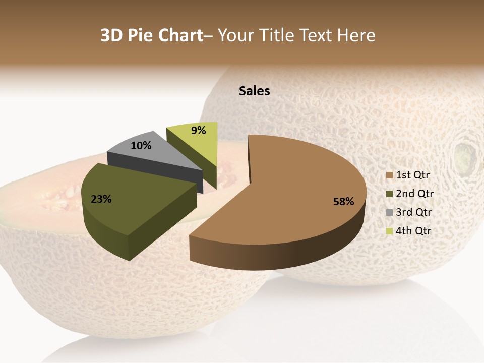 Raw Fruit Reflection PowerPoint Template