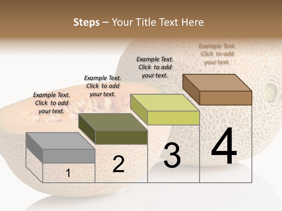 Raw Fruit Reflection PowerPoint Template