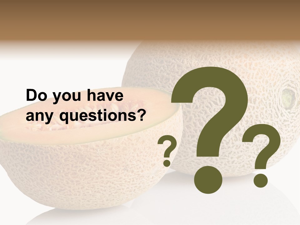 Raw Fruit Reflection PowerPoint Template