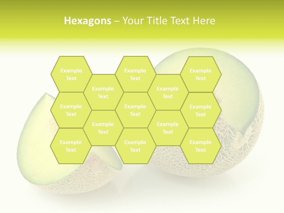 Healthy Ripe Cantaloupe PowerPoint Template