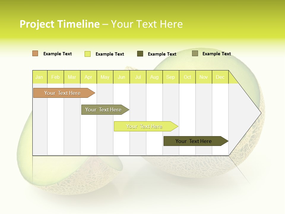 Healthy Ripe Cantaloupe PowerPoint Template