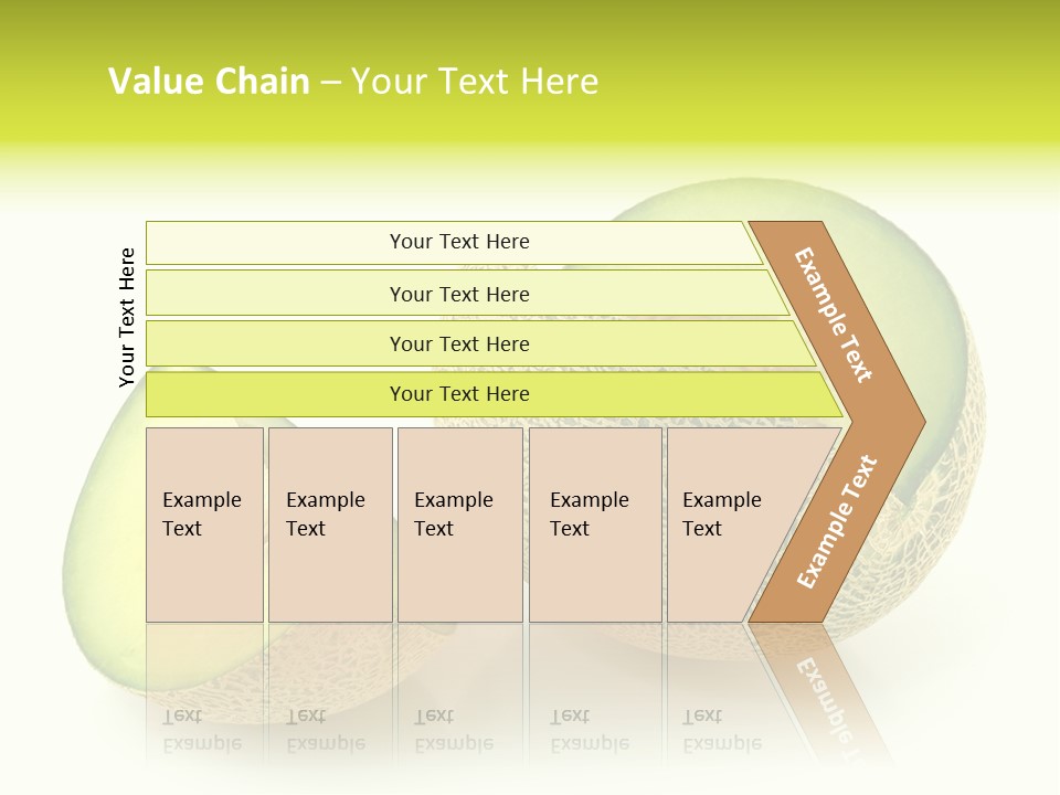 Healthy Ripe Cantaloupe PowerPoint Template