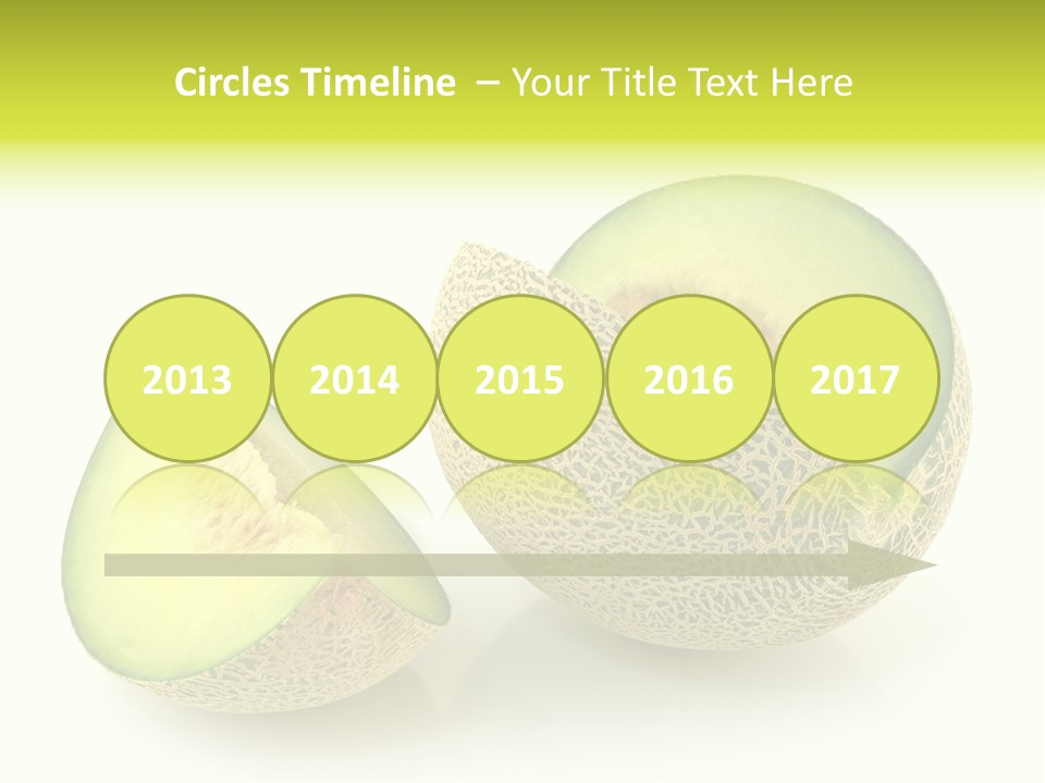 Healthy Ripe Cantaloupe PowerPoint Template