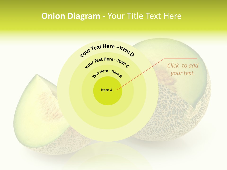 Healthy Ripe Cantaloupe PowerPoint Template
