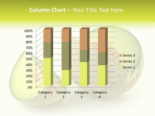 Healthy Ripe Cantaloupe PowerPoint Template