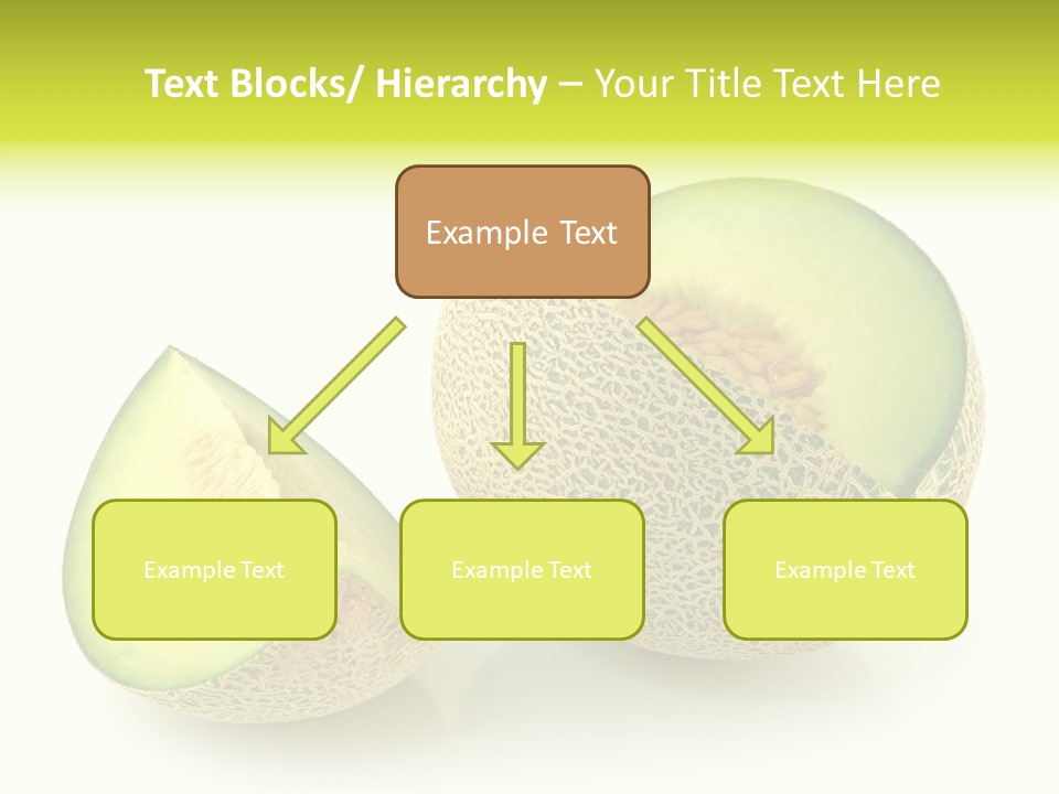 Healthy Ripe Cantaloupe PowerPoint Template