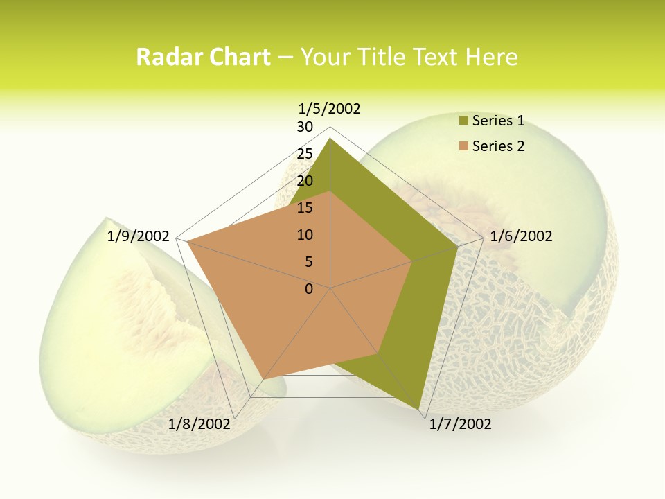 Healthy Ripe Cantaloupe PowerPoint Template