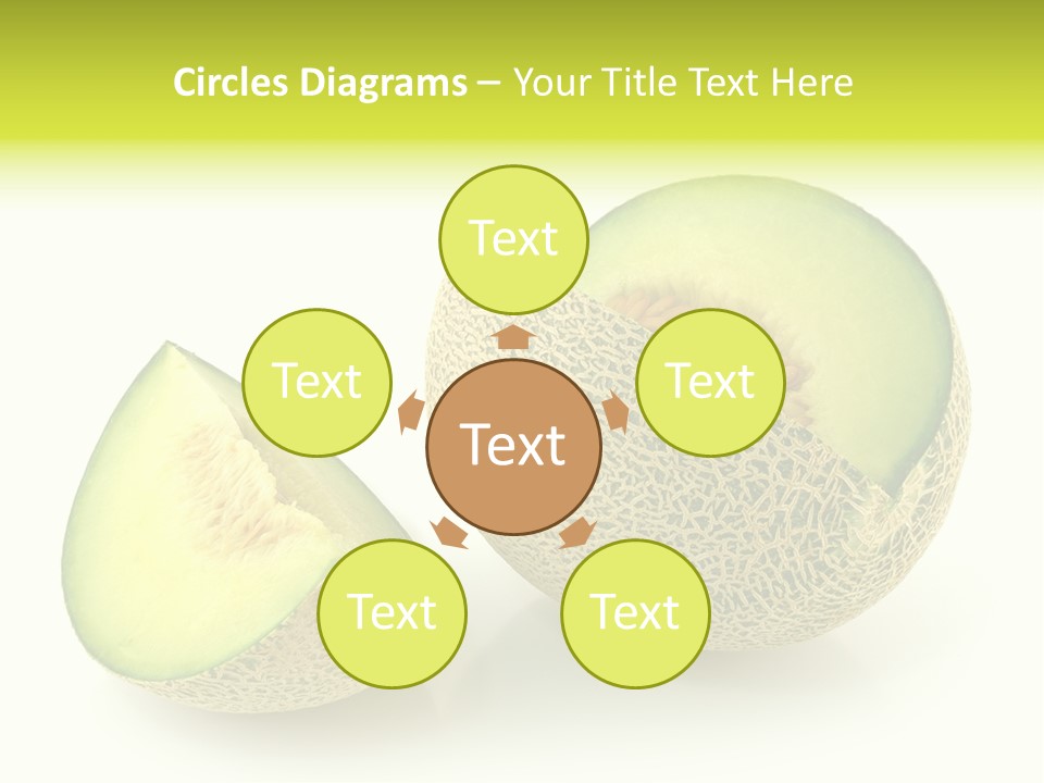 Healthy Ripe Cantaloupe PowerPoint Template