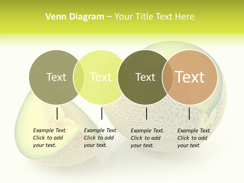 Healthy Ripe Cantaloupe PowerPoint Template