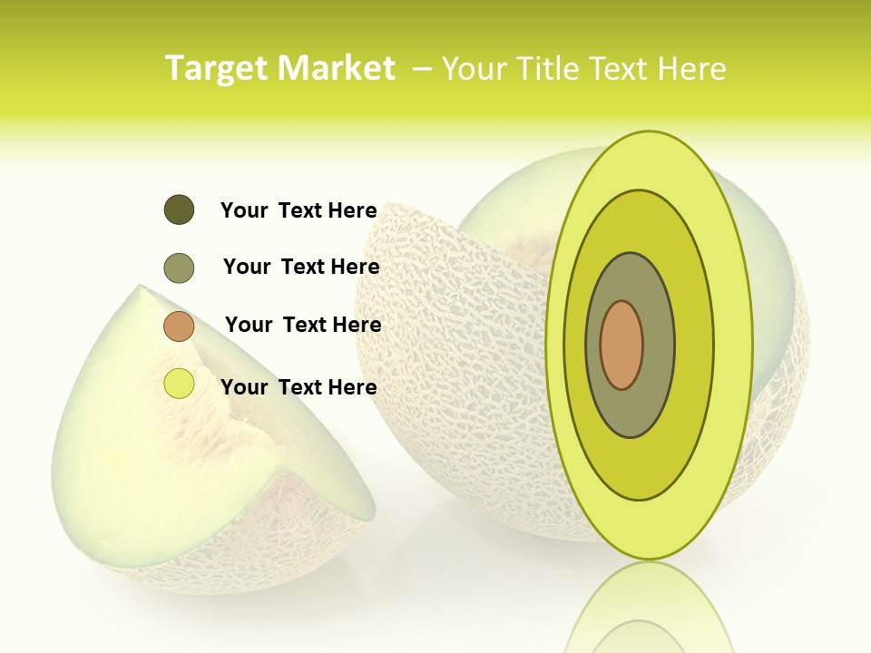 Healthy Ripe Cantaloupe PowerPoint Template