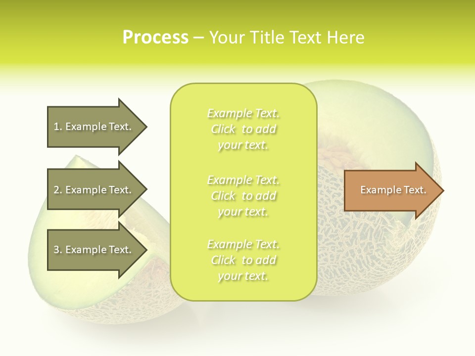 Healthy Ripe Cantaloupe PowerPoint Template