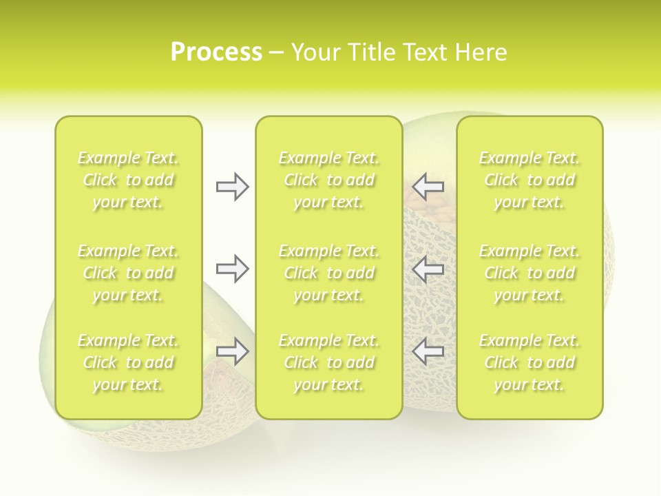 Healthy Ripe Cantaloupe PowerPoint Template