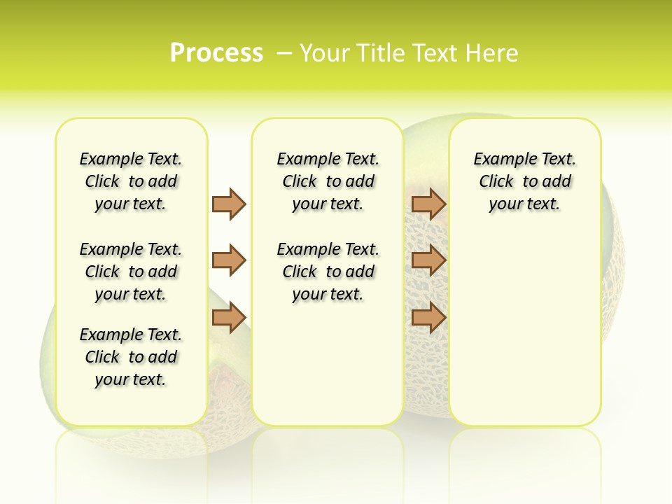 Healthy Ripe Cantaloupe PowerPoint Template