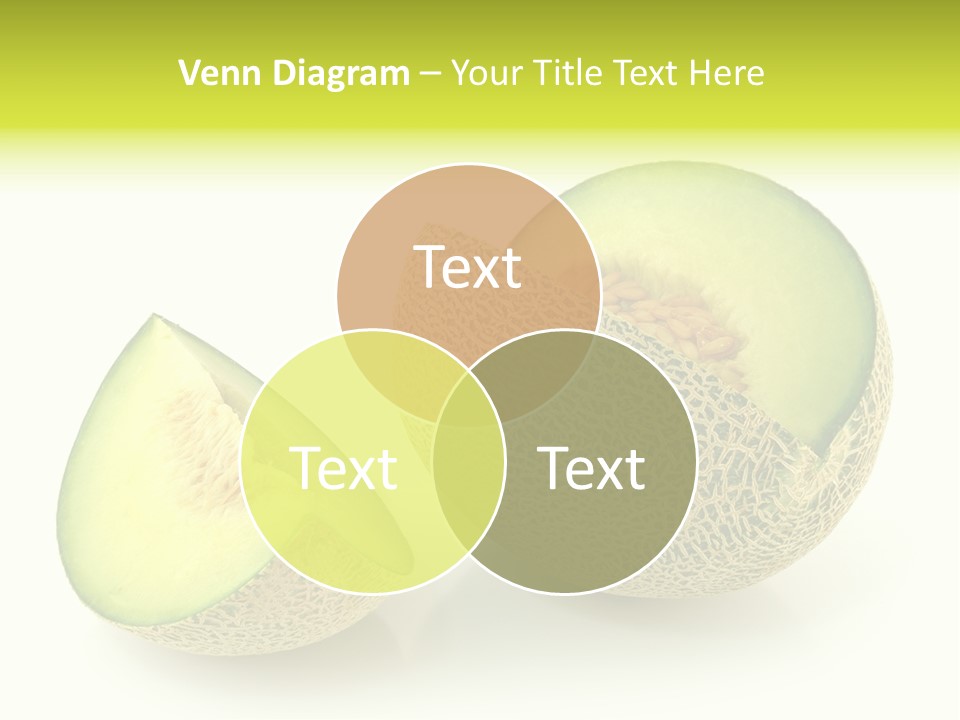 Healthy Ripe Cantaloupe PowerPoint Template