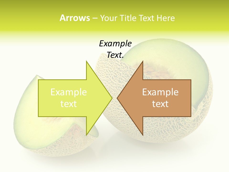 Healthy Ripe Cantaloupe PowerPoint Template