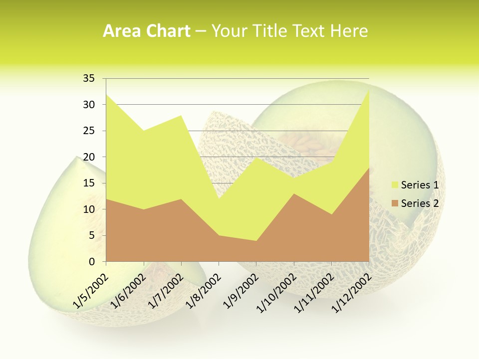Healthy Ripe Cantaloupe PowerPoint Template