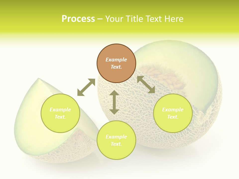 Healthy Ripe Cantaloupe PowerPoint Template