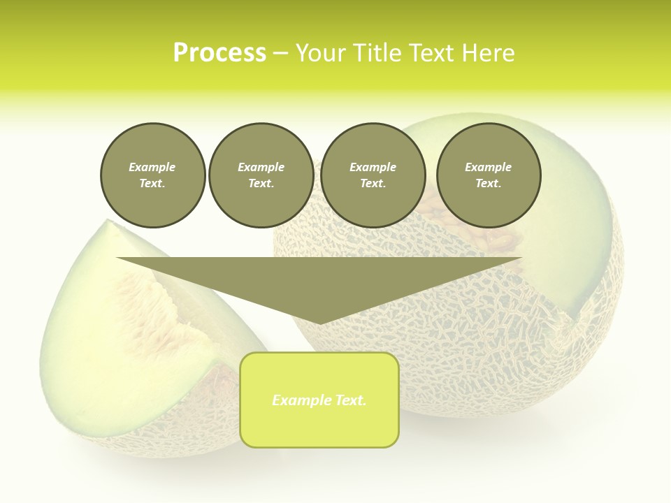 Healthy Ripe Cantaloupe PowerPoint Template