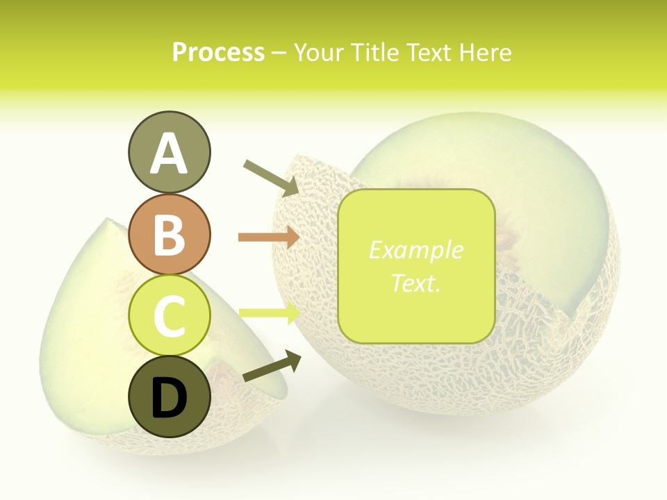 Healthy Ripe Cantaloupe PowerPoint Template