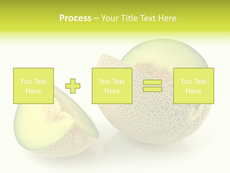 Healthy Ripe Cantaloupe PowerPoint Template