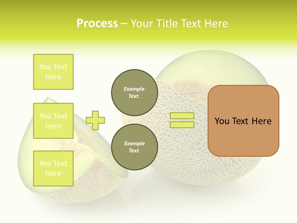 Healthy Ripe Cantaloupe PowerPoint Template