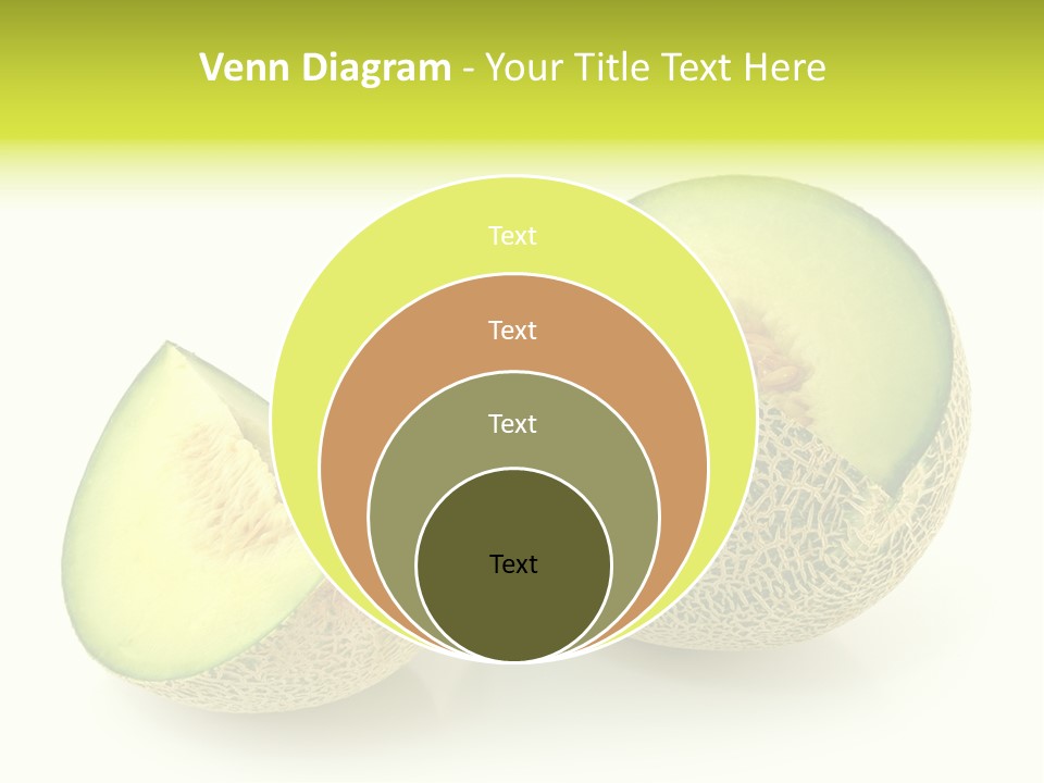 Healthy Ripe Cantaloupe PowerPoint Template