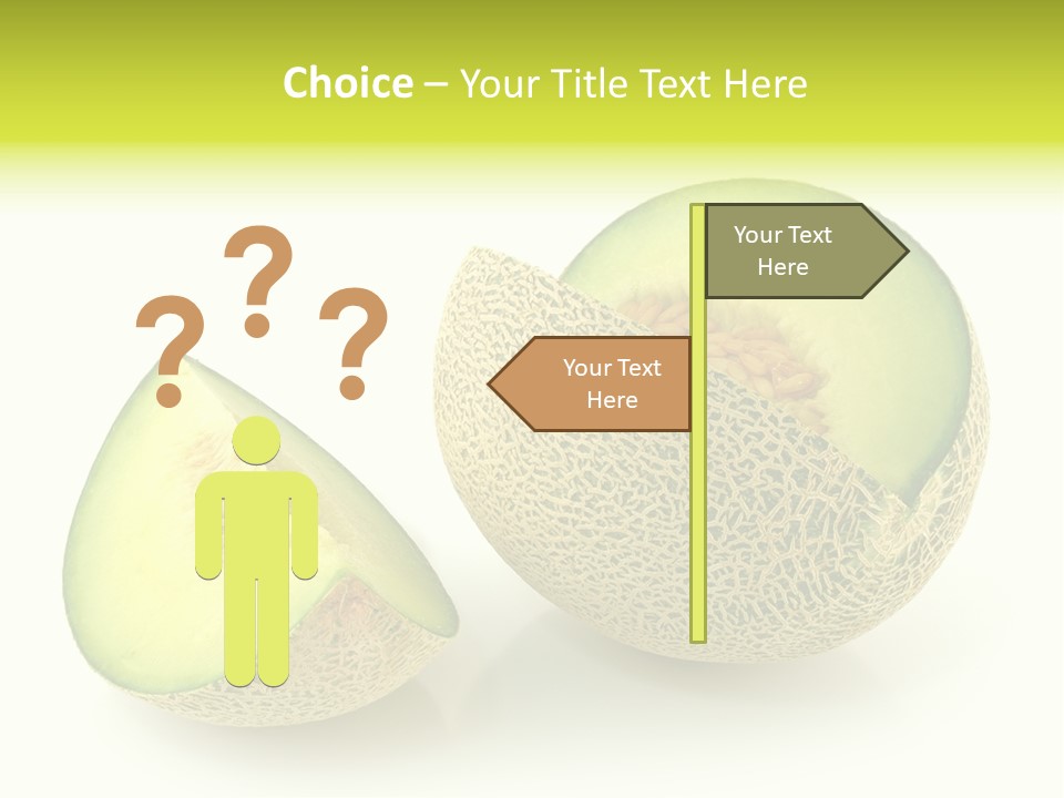 Healthy Ripe Cantaloupe PowerPoint Template