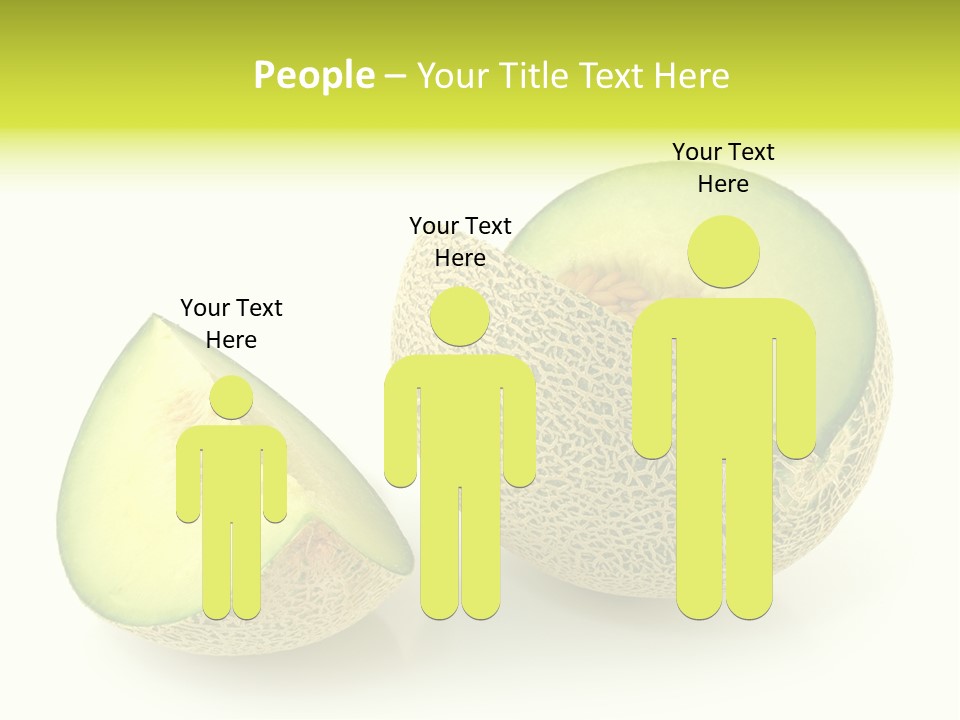 Healthy Ripe Cantaloupe PowerPoint Template