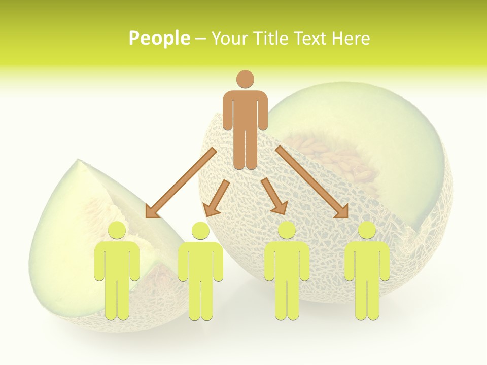 Healthy Ripe Cantaloupe PowerPoint Template