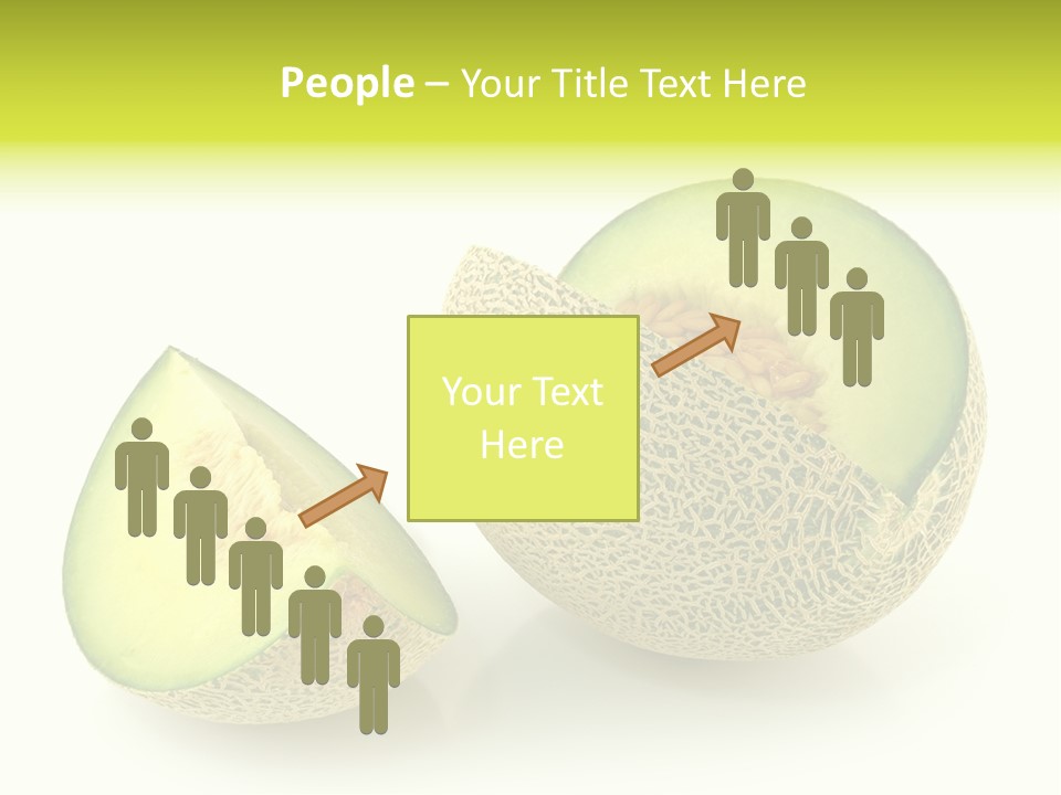 Healthy Ripe Cantaloupe PowerPoint Template