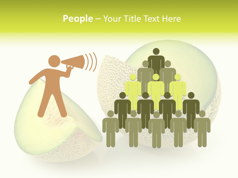 Healthy Ripe Cantaloupe PowerPoint Template